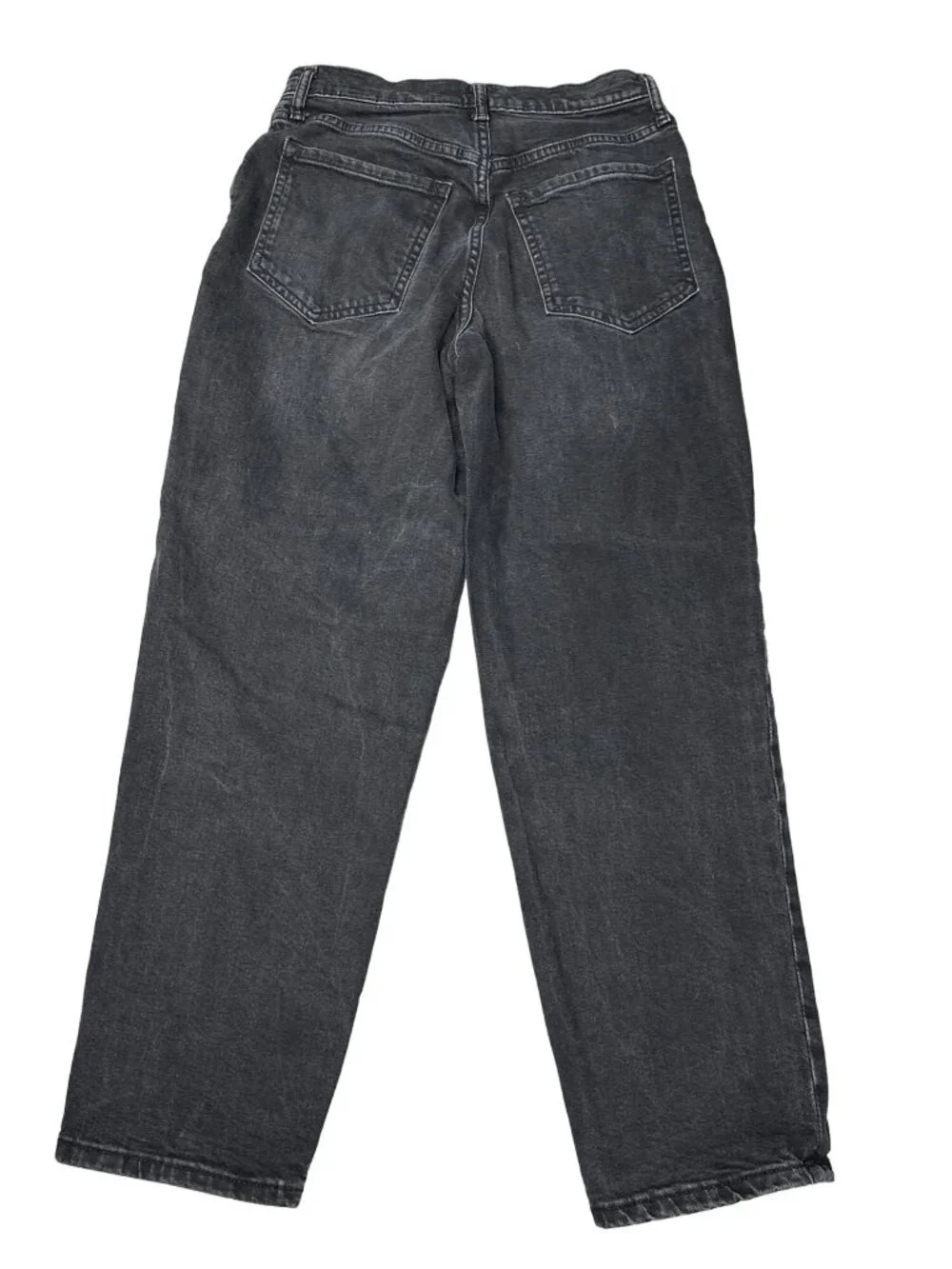Banana Republic Jeans Womens 27/4 Black High Rise Straight Stretch Denim